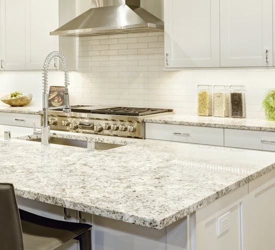 Davidson Gold Ceramic Tile Countertops
